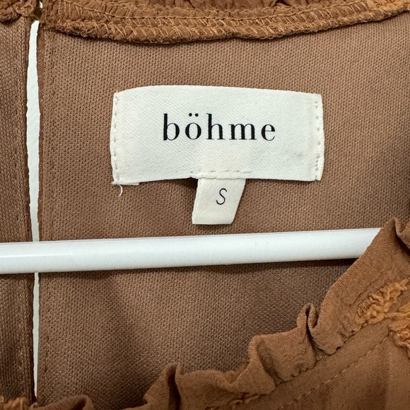 Bohme Brown/Rusty color Dress with Tie - Picture 3 of 5